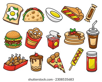 Hand Drawn Clip art Food Illustration