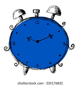 Hand drawn clock