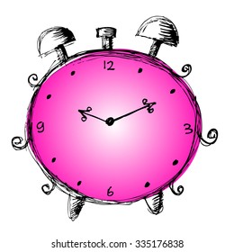 Hand drawn clock