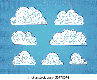 Hand Drawn Clouds