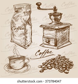 Hand Drawn Coffee Collection