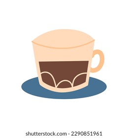 hand drawn coffee element icon