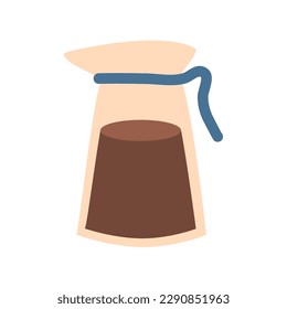 hand drawn coffee element illustration 