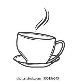 Hand Drawn Coffee Mug Vector Illustration