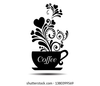 Hand drawn coffee related popular quotes set. But first coffee. Handwritten lettering design elements for cafe decoration and shop advertising. Vector vintage illustration. 