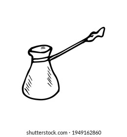 Ilustración de boceto de juego de café dibujado a mano. Diseño de menús para café, restaurante, cafetería, diseño de doodles.
