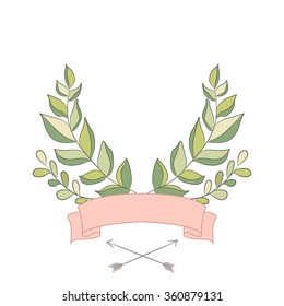 Hand drawn collection of romantic invitations. Wedding, marriage, bridal, birthday, Valentine's day. Vector illustration