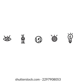 Hand drawn collection set of icons isolated on white background.Set contains business icons.Vector illustration eps10 