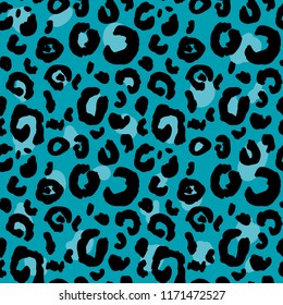Hand Drawn color leopard print pattern in kids style minimalism. Illustrations Drawing Vector Sketch for textile, print, postcard, text, invitation, poster