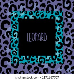 Hand Drawn color leopard print pattern in kids style minimalism. Illustrations Drawing Vector Sketch for textile, print, postcard, text, invitation, poster