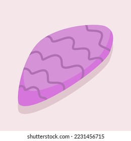 hand drawn colored sea shells ornament illustration