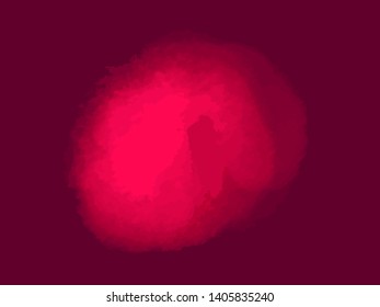 Hand drawn colored spot on isolated dark background. Abstract colorful blotch. Image for your design