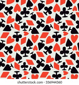 Hand drawn colorful cards seamless