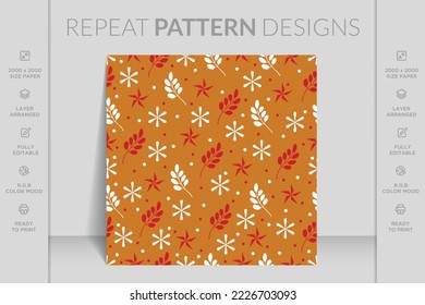Diseño de fondo de patrones florales coloridos dibujados a mano 
