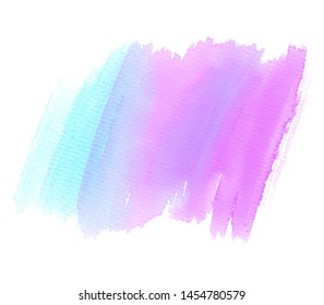 Hand drawn colorful paper texture shape watercolor vector striped stain element for card, tag, print, wallpaper, art design