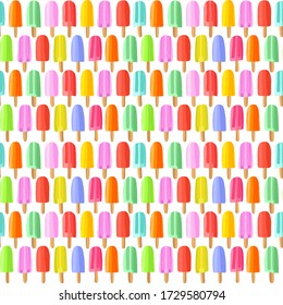Coloridos palillos dibujados a mano fondo de patrón sin fisuras. Ilustración vectorial en estilo plano moderno para diseño web o impresión.