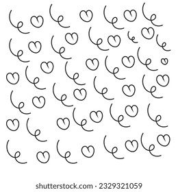 Hand drawn colorful signs on isolated white background. Abstract shapes and symbols. Sketchy elements for design