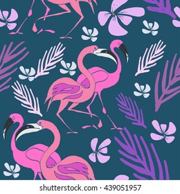 Hand drawn colorful  vector seamless pattern. Summertime.Travel. Holiday. Vacation.