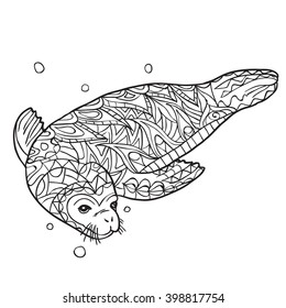 Download Seal Coloring High Res Stock Images Shutterstock