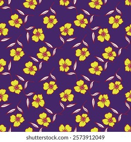 Hand drawn colourful florals Seamless pattern. Abstract Florals pattern. Colourful background. Designed for paper, cover, fabric, decor, wall paper and etc.