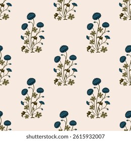 
Hand drawn colourful geometric flowers, seamless patterns with floral for fabric, textiles, clothing, wrapping paper, backdrop, banner, illustration, abstract backgrounds.
