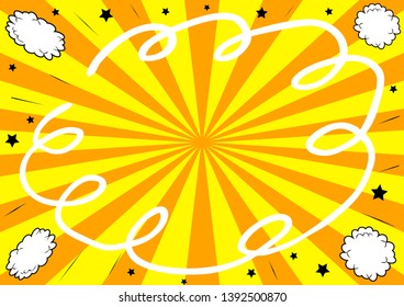 hand drawn comic speech bubble