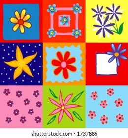 hand drawn composition, each object is grouped individually and easy to move or change