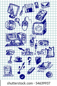 hand drawn computer icons