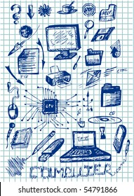 hand drawn computer icons
