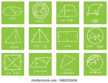 Hand drawn Cone volume. Sketch for education, icon