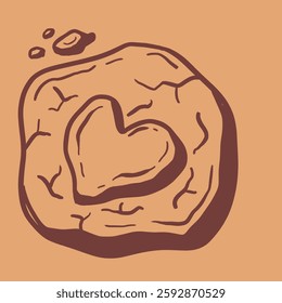 hand drawn cookies illustration. cookies icon. cookies logo.