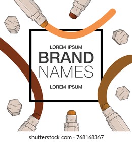 Hand Drawn Cosmetics Products