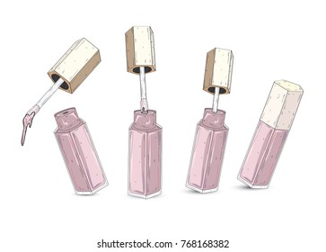 Hand Drawn Cosmetics Products