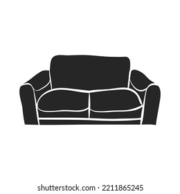 Hand drawn Couch vector illustration