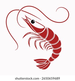 
Desenhado à mão desenho lagosta desenho animado ilustração