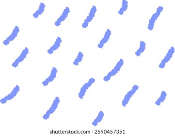 Hand Drawn Crayon Abstract Rain Scribble Vector Illustration