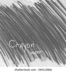 Hand drawn crayon background for your business. Vector illustration.