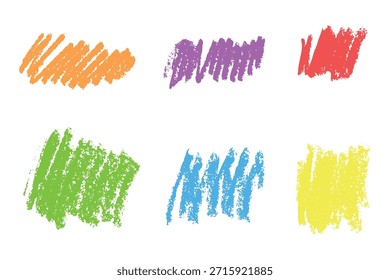 Dibujado a mano trazos de pincel de crayón, pintar el fondo de textura, resaltar las Formas, dibujo de niños garabatos doodle
