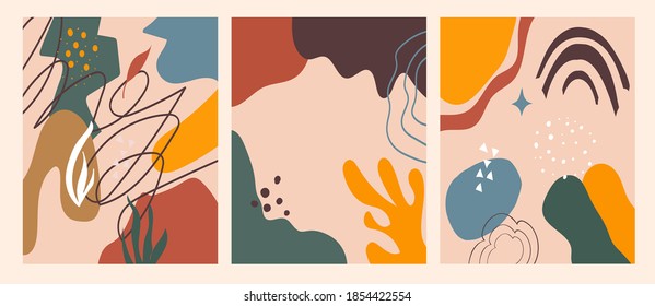 Dibujaron a mano antecedentes abstractos creativos. Diversas formas y objetos de doodle.
