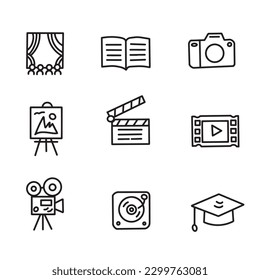 Hand drawn creative business solution set of icons isolated on white background,vector illustration eps10 