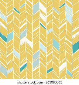 Hand drawn creative herringbone pattern, perfectly seamless composition for print or web projects