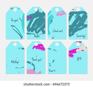 Hand Drawn Creative Tags Universal Shopping Stock Vector (Royalty Free ...