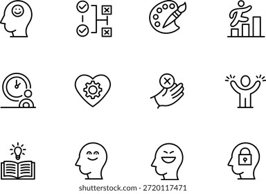 Mão desenhada criatividade aprendizagem e inovação ícone doodle ilustração com ideias crescimento e conceitos de imaginação