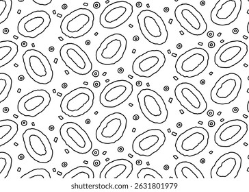Hand drawn Crispy Onion Rings outline vector background. Wall decoration, wrapping paper, editable