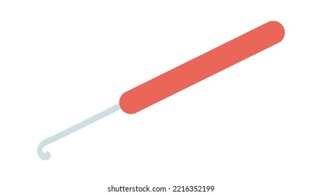 Hand drawn crochet hook icon