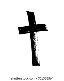 Hand drawn cross