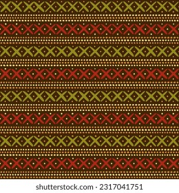 hand drawn crosses and dots. ethnic motif. dark repetitive background. vector seamless pattern. geometric illustration. fabric swatch. wrapping paper. continuous design element for textile, home decor