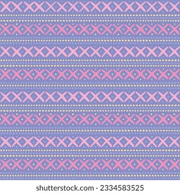 hand drawn crosses, dots. ethnic motif. pastel repetitive background. vector seamless pattern. geometric illustration. fabric swatch. wrapping paper. continuous design element for textile, home decor