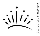 Hand drawn crown vector doodle symbol queen. Luxury sketch art royal icon king and majestic royalty tiara monarch sign. Monarch kingdom line illustration and isolated jewelry drawing black element