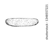 Hand drawn cucumber illustration vector 